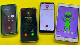 Honor X9b Vs Samsung Tab4 Incoming Call / Outgoing Call ZTE Blade A51+iPhone 11