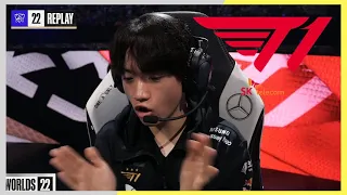 Keria was clapping for Faker & Zeus Combo
