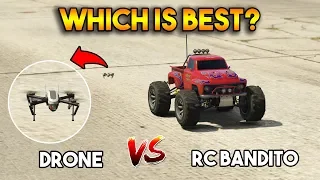 GTA 5 ONLINE : RC BANDITO VS DRONE (WHICH IS BEST?)