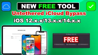 🔥New FREE Tool iCloud Bypass Activation Lock iOS 12.5.7/14.8/13.7 iPhone 5S/6 To iPhone X/iPod/iPads