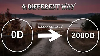 DJ Snake, Lauv - A Different Way + 2000 D |Use Headphone🎧|AMA|