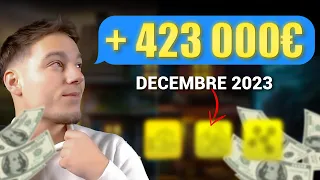 J’ai gagné 423 000€  en 31 jours ( Et personne ne me connaît encore 😂 )