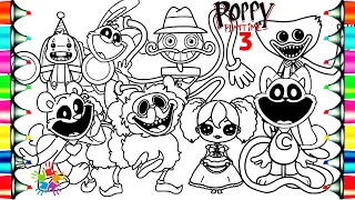 Poppy Playtime 3 New Coloring Pages / How to Color All New Bosses / NCS Music