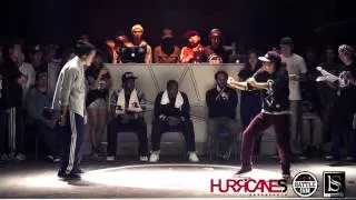 HURRICANES BATTLE-ISM 2013 TAIWAN | HIP HOP SOLO BATTLE - Paradox VS 異鄉人 (種子賽）