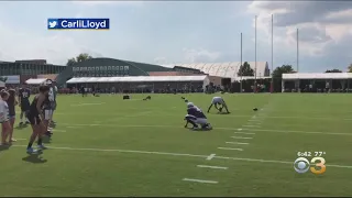 Carli Lloyd Crushes 55-Yard Field Goal After Eagles Training Camp Practice