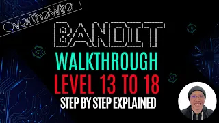 OverTheWire Bandit Walkthrough - Level 13 to 18 - CTF for Beginners [2024]