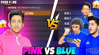 Pink Vs Blue Colours Battle In Free fire🤣😂 - Garena Free Fire