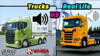 Truckers of Europe 3 - Game VS Real Life | Model & Sound Comparison | How Realistic Do They Sound??