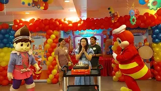 Natashiel Birthday Celebration at Jollibee