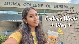 College Week in my Life | stressed out college senior edition