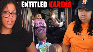 Entitled Bus Driver Karen Yells At Kids