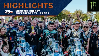 Monster Energy Supersport TT Race 1 - Highlights | 2023 Isle of Man TT Races