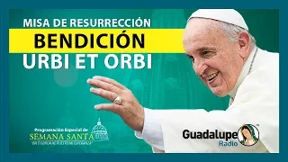 Bendición Urbi et Orbi por el Papa Francisco, Domingo 12 de Abril 2020.
