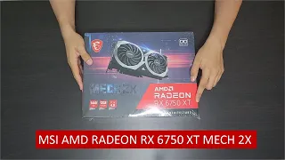 AMD Radeon RX 6750 XT MSI Unboxing e instalación en Español