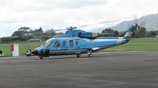 Kapiti Airport Paraparaumu - Sikorsky S-76B ZK-IBI Engines Start - 22/11/2020