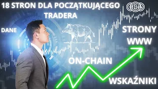 18 STRON ZA FREE  DLA POCZĄTKUJĄCEGO TRADERA!!! WSKAŹNIKI, DANE  CRYPTO ON-CHAIN.