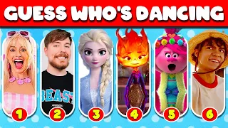 Guess Who is DANCING...Super Mario Bros. Wonder, TROLLS Band Together, Elemental,One Piece, Mr Beast