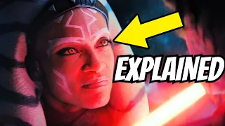 Did Ahsoka HAVE Sith Eyes? - FULLY Explained