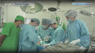 Марказий ҳарбий клиник госпиталида буйурак трансплантацияси амалга оширилмоқда