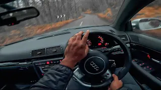 POV DRIVE IN A STAGE 3 AUDI RS4!! **SUPERCHARGED**