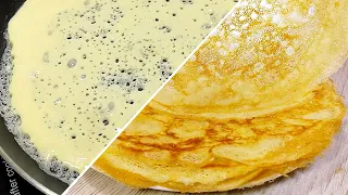 Невероятные Блинчики БЕЗ МУКИ - самые тоненькие, нежные и вкусные блины на кефире