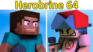 Friday Night Funkin' VS Herobrine 64 FULL WEEK (Minecraft Animation/Creepypasta) (FNF Mod/Hard)