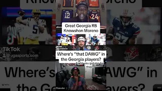 Where’s the “DAWG”? Knowshon Moreno on UGA’ lack of “dawg” #uga #godawgs #collegefootball #georgia
