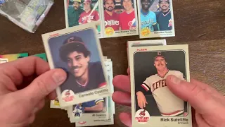 #79- 1983 Fleer Cello pack rips.  Rookie hunt is on! 👀