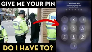 Should I GIVE my PHONE PIN to the POLICE? #crime