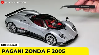 Unboxing Pagani Zonda F 1:18 Scale Model Car by Almost Real Models (4K)