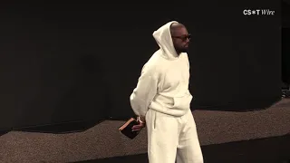 Kanye West performs at the Fellowship Missionary Baptist Church