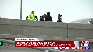 Uber driver critically injured following shooting on U.S. 54 near Bridge of the Americas