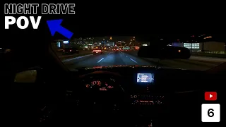 POV DRIVING MY F30 NIGHT DRIVE