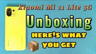 Xiaomi Mi 11 lite 5G Unboxing - Yellow color 💛😍