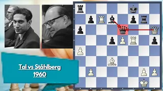CaughtOut || Mikhail Tal vs Gideon Ståhlberg || 1960