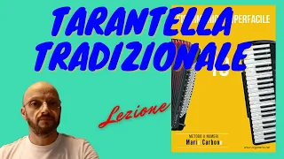 Lezione  - TARANTELLA TRADIZIONALE -  Aviglianese  - Fisarmonica Superfacile Vol 10