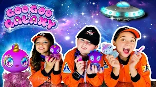 Goo Goo Galaxy Dolls - Baby Alien Spaceship Slime Surprise Lands in Our Yard!