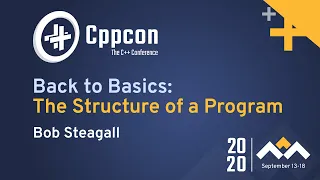 Back to Basics: The Structure of a Program - Bob Steagall - CppCon 2020