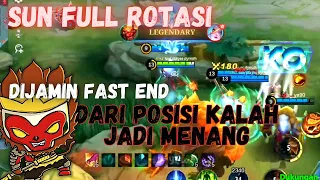 SUN Full Rotasi dijamin Fast End dari Posisi Kalah jadi Menang