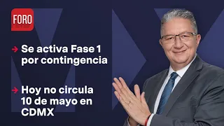 Contingencia ambiental en CDMX; Doble hoy no circula 10 de mayo | Noticias MX - 9 de mayo de 2024