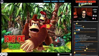 Donkey Kong Country прохождение [ 101% ] | Игра на (SNES, 16 bit) 1994 Стрим RUS