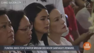 Sen. Miriam Defensor-Santiago Funeral Coverage - Inihatid na sa huling hantungan