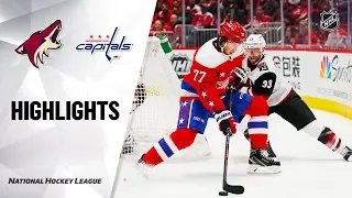 NHL Highlights | Coyotes @ Capitals 11/11/19