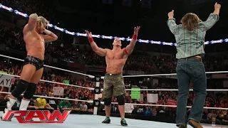 John Cena & Dolph Ziggler vs. Seth Rollins, Jamie Noble & Joey Mercury: Raw, November 24, 2014