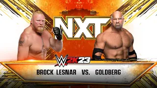 WWE 2k23 - Brock Lesnar Vs Goldberg || NXT Arena || #diamondgamerz