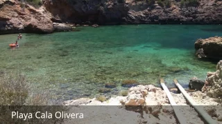 Places to see in ( Ibiza - Spain ) Playa Cala Olivera