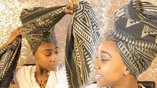 How To Style A Scarf Into A Headwrap In No Time!!