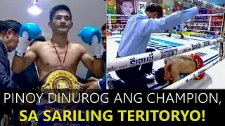 Pinoy Dinurog ang Champion sa sariling Teritoryo!