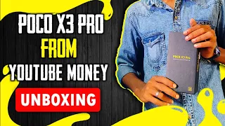 My New Gaming Phone From YouTube Money | Poco X3 Pro Unboxing | Poco X3 Pro Gaming Test