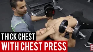 Add THICKNESS to your CHEST by doing CHEST PRESS, the right way! (Hindi / Punjabi)